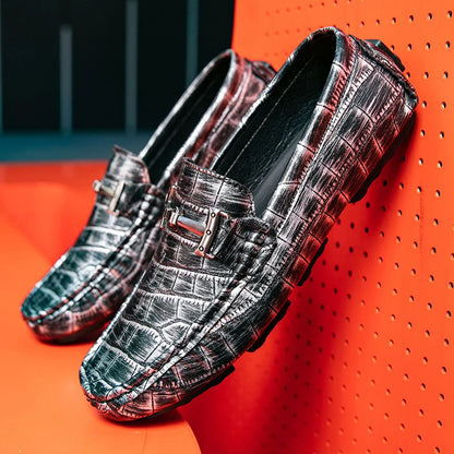 New Arrival Mens Casual Shoes Leisure Walk Male Loafers Metal Trim Adulto Driving Shoes Moccasins Soft Comfortable Slip on Flats