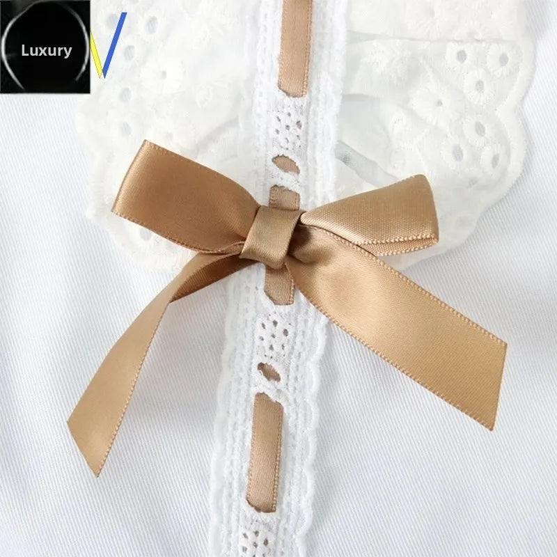 Princ Dr Baby Girl Clothes Cute Newborn White Clothing A-Line Skirt Print Design Autumn Season Other Material 00%