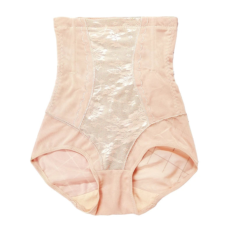 High Waist Flat Belly Panties Women Tummy Control Underpants Postpartum Shapewear Waist Trainer Slimming Briefs Shaper Bodysuit