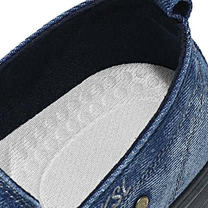 New Shoes for Men Classic Denim Canvas Shoes Slip on Comfortable Driving Shoes Men's Loafers Casual Walking Flats Zapatos Hombre