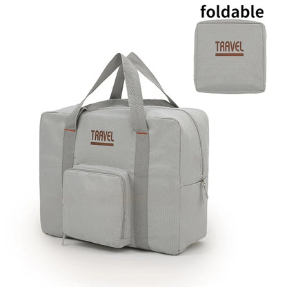 Foldable Travel Bags Unisex Waterproof Oxford Fabric Luggage Storage Suitcase Match Large Capacity Handbags Tote Organizers