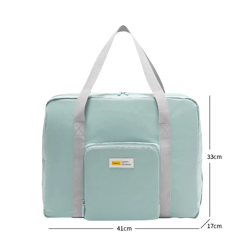Foldable Travel Bags Unisex Waterproof Oxford Fabric Luggage Storage Suitcase Match Large Capacity Handbags Tote Organizers