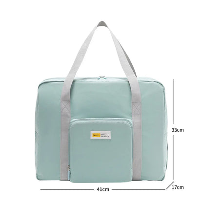 Foldable Travel Bags Unisex Waterproof Oxford Fabric Luggage Storage Suitcase Match Large Capacity Handbags Tote Organizers
