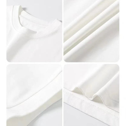 T-shirts for Men streetwear Casual Gym Tops 2025 Summer Cotton O-Neck Short sleeve Tee Oversized Anime basketball Sports t-shirt