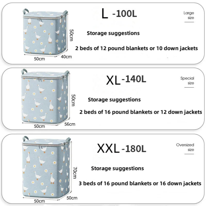 1 Piece Pouch Storage Bag Organizer Used To Store Daily Necessities Foldable Waterproof Material High-Capacity