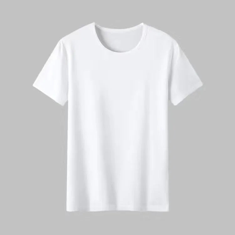 Men's ort Sve  irt Ice Silk Loose Fit Collared T-irt Busin Casual Summer Wear for Dads And Middle-Aged Men