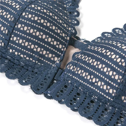 Lace Wireless Front Closure Bra Backless Lingerie Adjusted Push Up Women Brassiere Soutien Gorge Underwear Plus Size Lift Up Bra