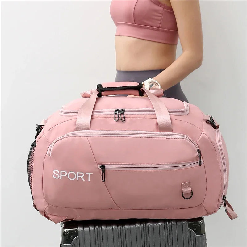 Travel Bags, Weekender Carry On, Sports Tote Gym Bag, Workout Duffel Bag, Overnight Shoulder Bag For Laptop