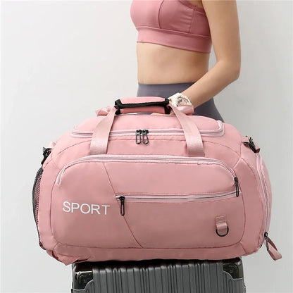 Travel Bags, Weekender Carry On, Sports Tote Gym Bag, Workout Duffel Bag, Overnight Shoulder Bag For Laptop