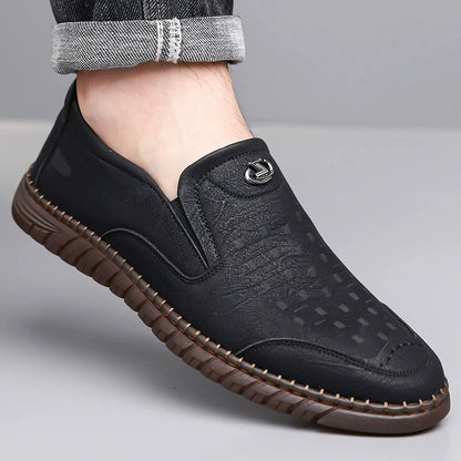 Spring Hot Sale Of The Season Men's Low-Top Soft-Soled Leather Shoes Breathable Comfortable Casual Shoes for Youth Business Shoe