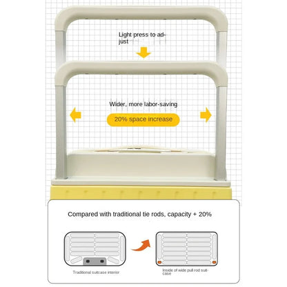 20"24"26 Inch Front Opening Travel Suitcase Luggage Laptop Boarding Case USB Charging Trolley Case with Wheels Carry on Luggage