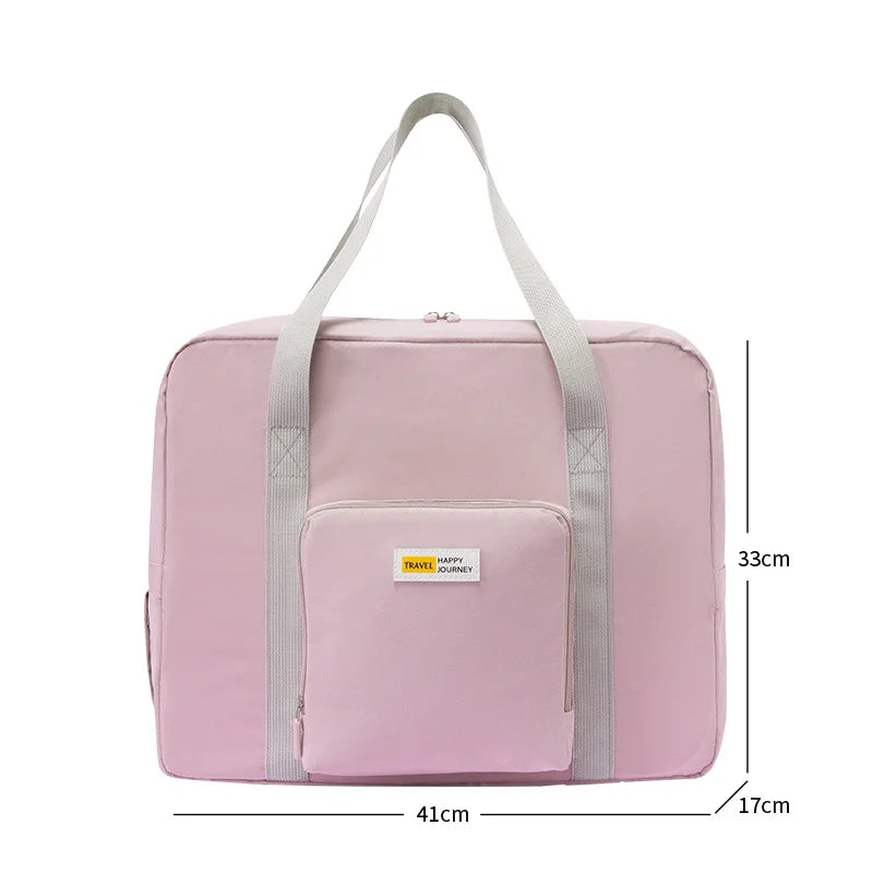 Foldable Travel Bags Unisex Waterproof Oxford Fabric Luggage Storage Suitcase Match Large Capacity Handbags Tote Organizers