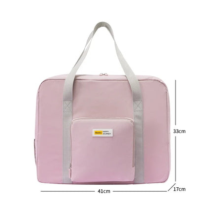 Foldable Travel Bags Unisex Waterproof Oxford Fabric Luggage Storage Suitcase Match Large Capacity Handbags Tote Organizers