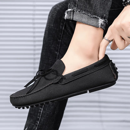 Trend Suede Men Casual Shoes Breathable Comfort Slip-on Mens Driving Shoes Fashion Men Lazy Shoes Luxury Brand Loafers Moccasins