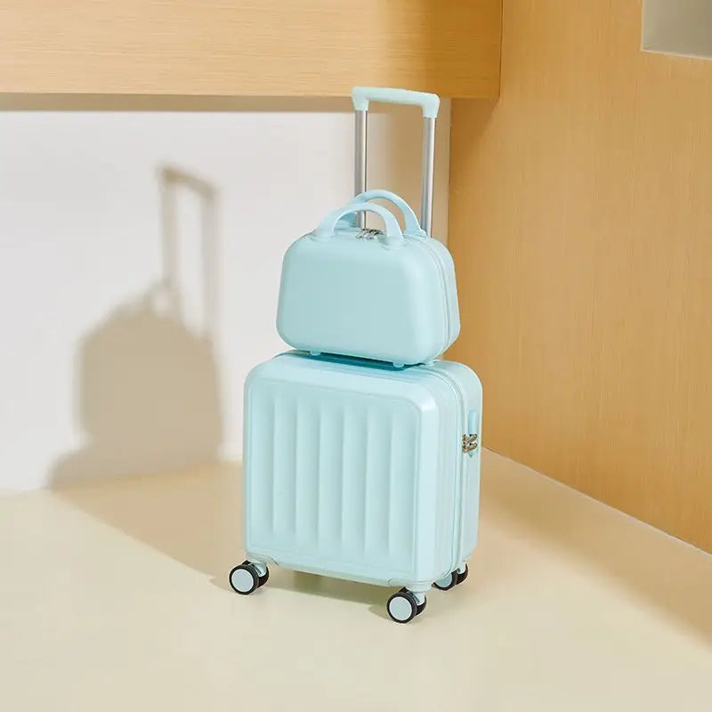 Small cute trolley case High value box Large capacity box Male and female students Password box