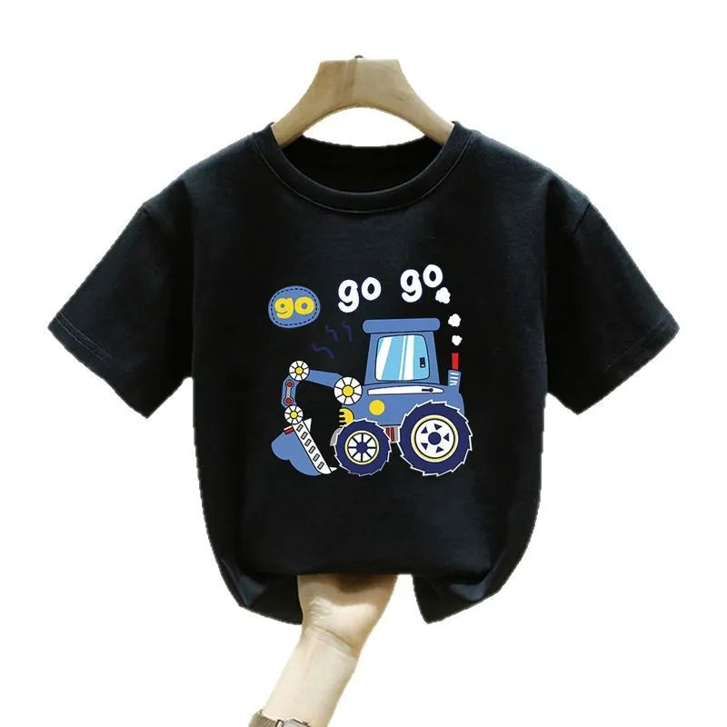 New Summer Outfits for Middle and Older Boys, Cool and Stylish Street Style Tops and Trendy T-shirts Kids Clothes