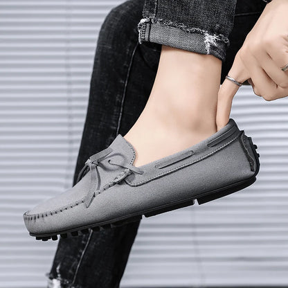 Trend Suede Men Casual Shoes Breathable Comfort Slip-on Mens Driving Shoes Fashion Men Lazy Shoes Luxury Brand Loafers Moccasins