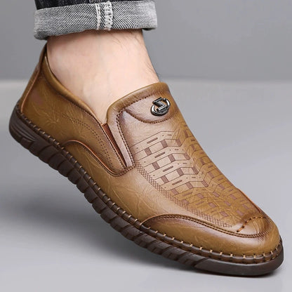 Spring Hot Sale Of The Season Men's Low-Top Soft-Soled Leather Shoes Breathable Comfortable Casual Shoes for Youth Business Shoe