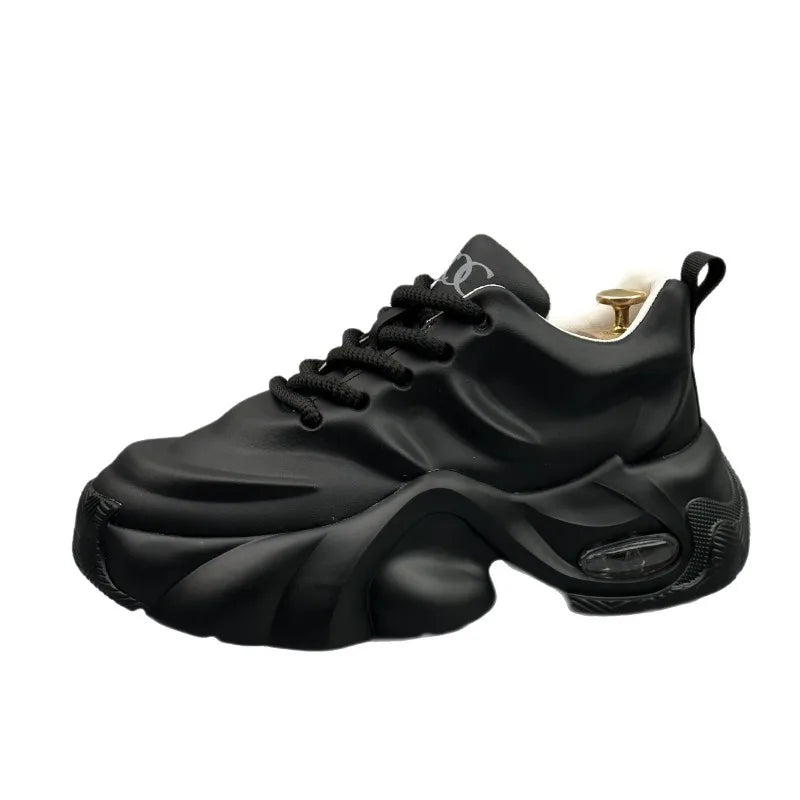Men Shoes Designer Luxury Platform Casual Sneakers 2025 Fashion Breathable Shoes Men Fashion Height Increasing Comfortable Shoes