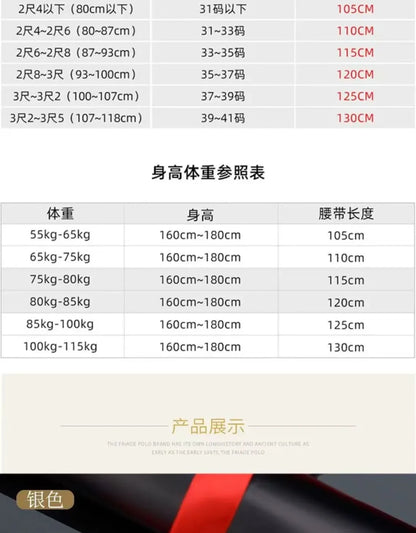 Check Pattern Leather Belt Automatic Buckle Young Fashion Casual Belt Trendy Ins Top Grain Cowhide High End Business