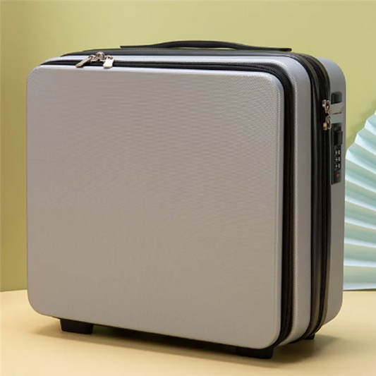 A98E-Travel Suitcase Cosmetic Box Hand Luggage Organizer Makeup Case Password Box Portable Boarding Case 16 Inch