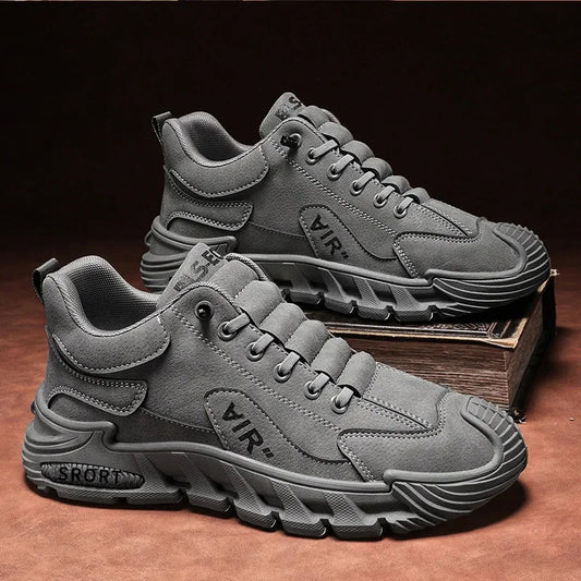 Men's Work Shoes 2025 New Arrival Breathable Slip-On Anti-Slip Wear-Resistant Casual Sports Shoes Thick Bottom Labor Protection
