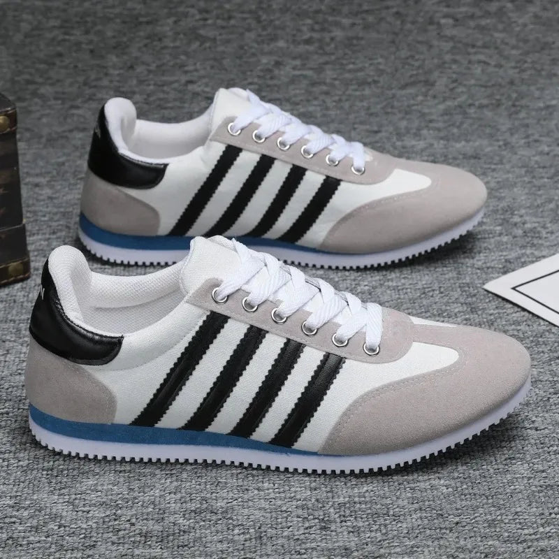 Men Shoes Fashion Outdoor Casual Shoes Luxury Tenis Training Shoes Lace Up Vulcanized Oes Comfortable Walking Flats Men Sneakers