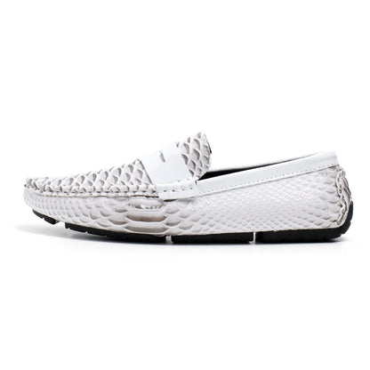 Italian Color Matching Mens Driving Shoes Summer Men Casual Loafers New Handmade Leather Moccasins Light Slip on Male Boat Shoes