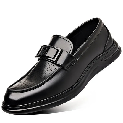 Leather Shoes For Man Formal Shoes Platform Dress Shoes Official Men Elegant Shoes Coiffeur Mens Wedding Loafer туфли мужские