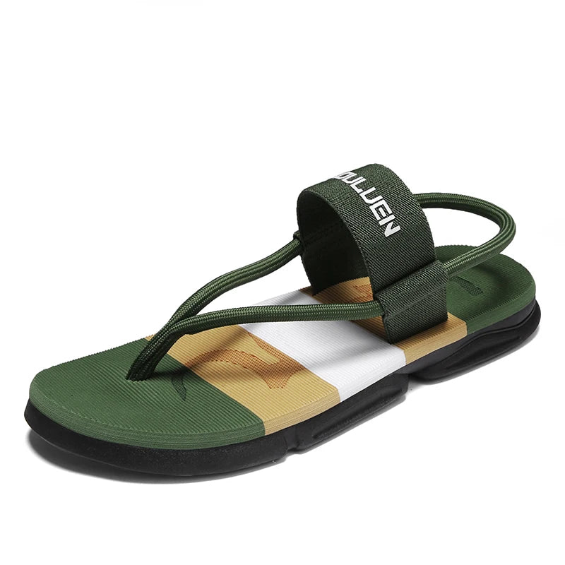 Summer Men Slippers ankle wrap shoes slip-resistant slide sandals male slippers beach Water Shoes Zapatos Hombre