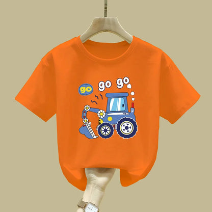 New Summer Outfits for Middle and Older Boys, Cool and Stylish Street Style Tops and Trendy T-shirts Kids Clothes