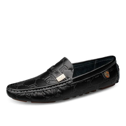 Men High Quality Leather Loafers Men Casual Outdoor Shoes Moccasins Slip on Men Business Shoes Male Driving Shoes Bean Shoes