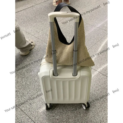 Small cute trolley case High value box Large capacity box Male and female students Password box