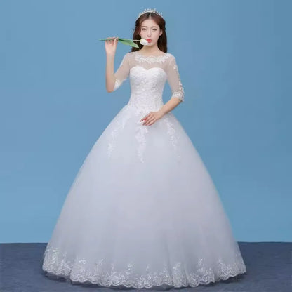 PRXD-625#Wedding Dress Wholesale Lace up Embroidery Bride Marriage Dresses White Ball Gown Factory Christmas Carnival Plus Size