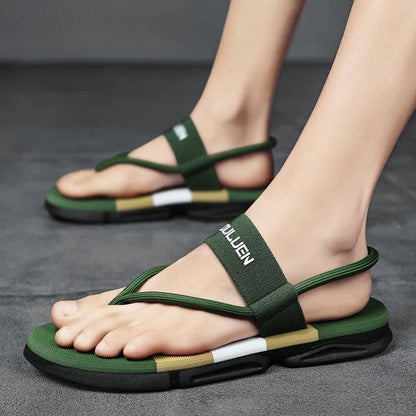 Summer Men Slippers ankle wrap shoes slip-resistant slide sandals male slippers beach Water Shoes Zapatos Hombre
