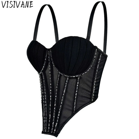 Y2k Tops Shirts for Women Clothing Camis Tees Tank Top Women Clothes Sexy Corset Hotsweet Party Club Stage Show Underwear