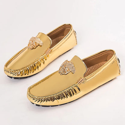 Men's Women Leather Designer Casual Shoes Luxury Loafers Moccasins Brand Driving Male Man Shoes for Men Footwear Plus Size 35-48