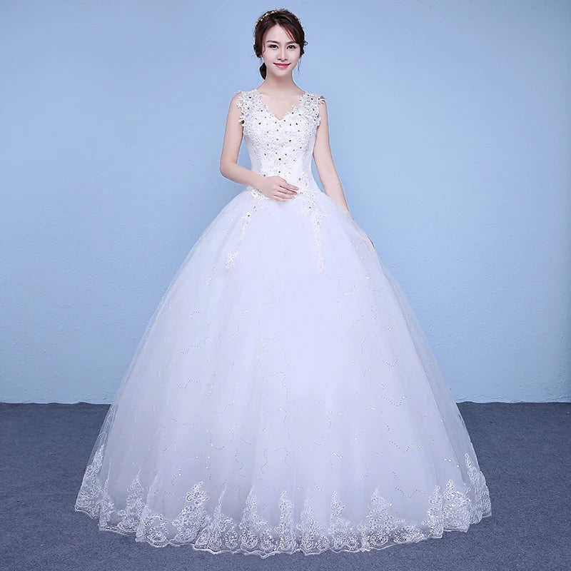 PRXD-625#Wedding Dress Wholesale Lace up Embroidery Bride Marriage Dresses White Ball Gown Factory Christmas Carnival Plus Size