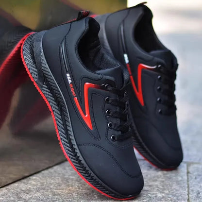 Men's Winter Waterproof Fce Lined Thi Leather Surface Sport oes Anti Slip Warm Cotton Running Casual oes All Match L...