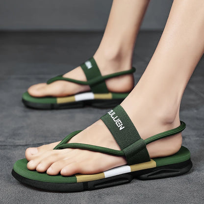 Summer Men Slippers ankle wrap shoes slip-resistant slide sandals male slippers beach Water Shoes Zapatos Hombre