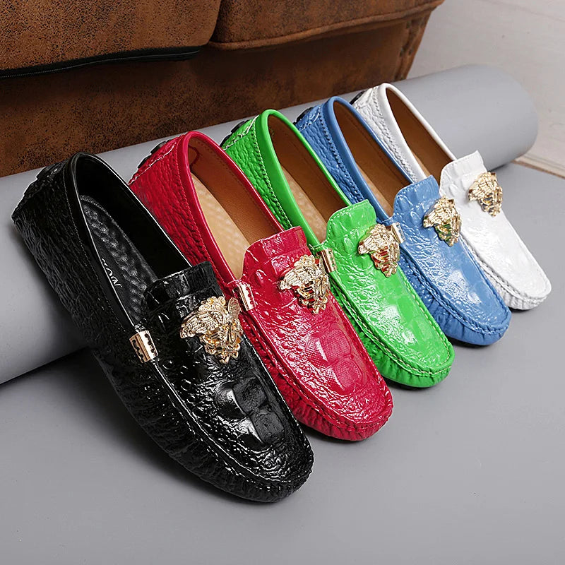 Men's Women Leather Designer Casual Shoes Luxury Loafers Moccasins Brand Driving Male Man Shoes for Men Footwear Plus Size 35-48