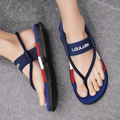 Summer Men Slippers ankle wrap shoes slip-resistant slide sandals male slippers beach Water Shoes Zapatos Hombre