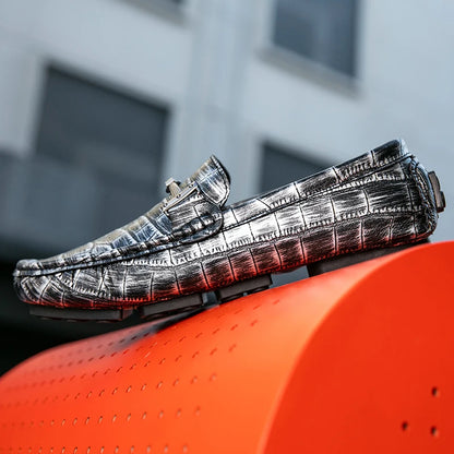 New Arrival Mens Casual Shoes Leisure Walk Male Loafers Metal Trim Adulto Driving Shoes Moccasins Soft Comfortable Slip on Flats