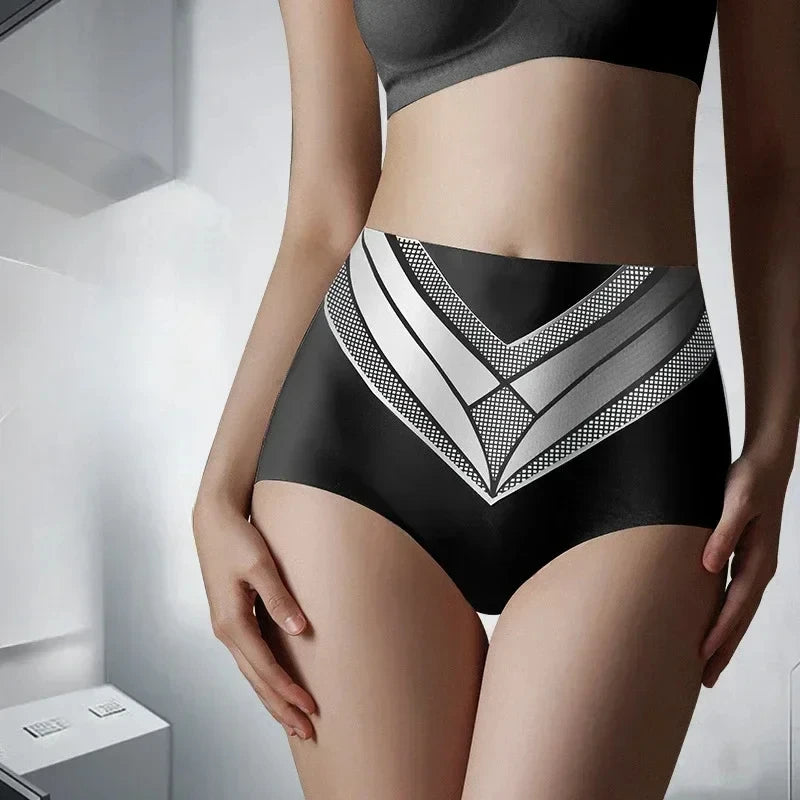 Tighten the Abdomen Panties Large Size Triangular Panties Traceless Briefs Butt Lift Woman Body Shaping High Waist Underpants
