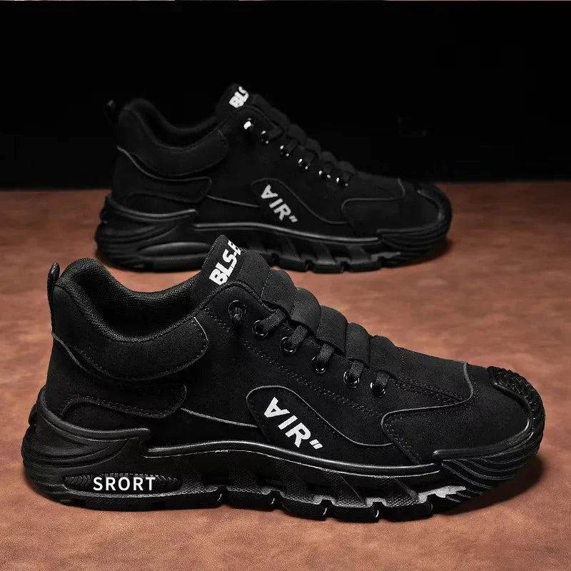 Men's Work Shoes 2025 New Arrival Breathable Slip-On Anti-Slip Wear-Resistant Casual Sports Shoes Thick Bottom Labor Protection