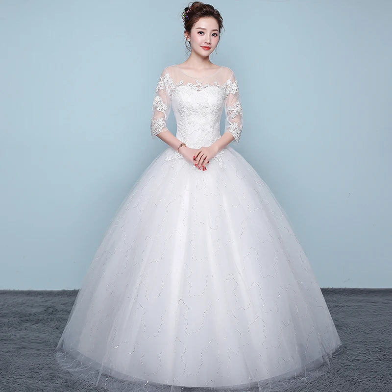 PRXD-625#Wedding Dress Wholesale Lace up Embroidery Bride Marriage Dresses White Ball Gown Factory Christmas Carnival Plus Size