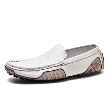 Loafers Men Luxury Brand Shoes Leather Casual Italian Shoes Men's Moccasins Mocassin Homme Mocasines Hombre Slip-ons Loafer