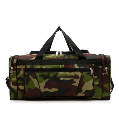 Outdoor Camouflage Duffle Bag Large Capacity Hiking Travel Storage Bags Oxford cloth Portable Fitness Wet And Dry Separation Bag