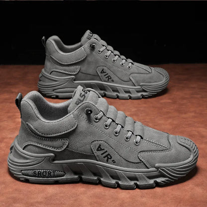 Men's Work Shoes 2025 New Arrival Breathable Slip-On Anti-Slip Wear-Resistant Casual Sports Shoes Thick Bottom Labor Protection