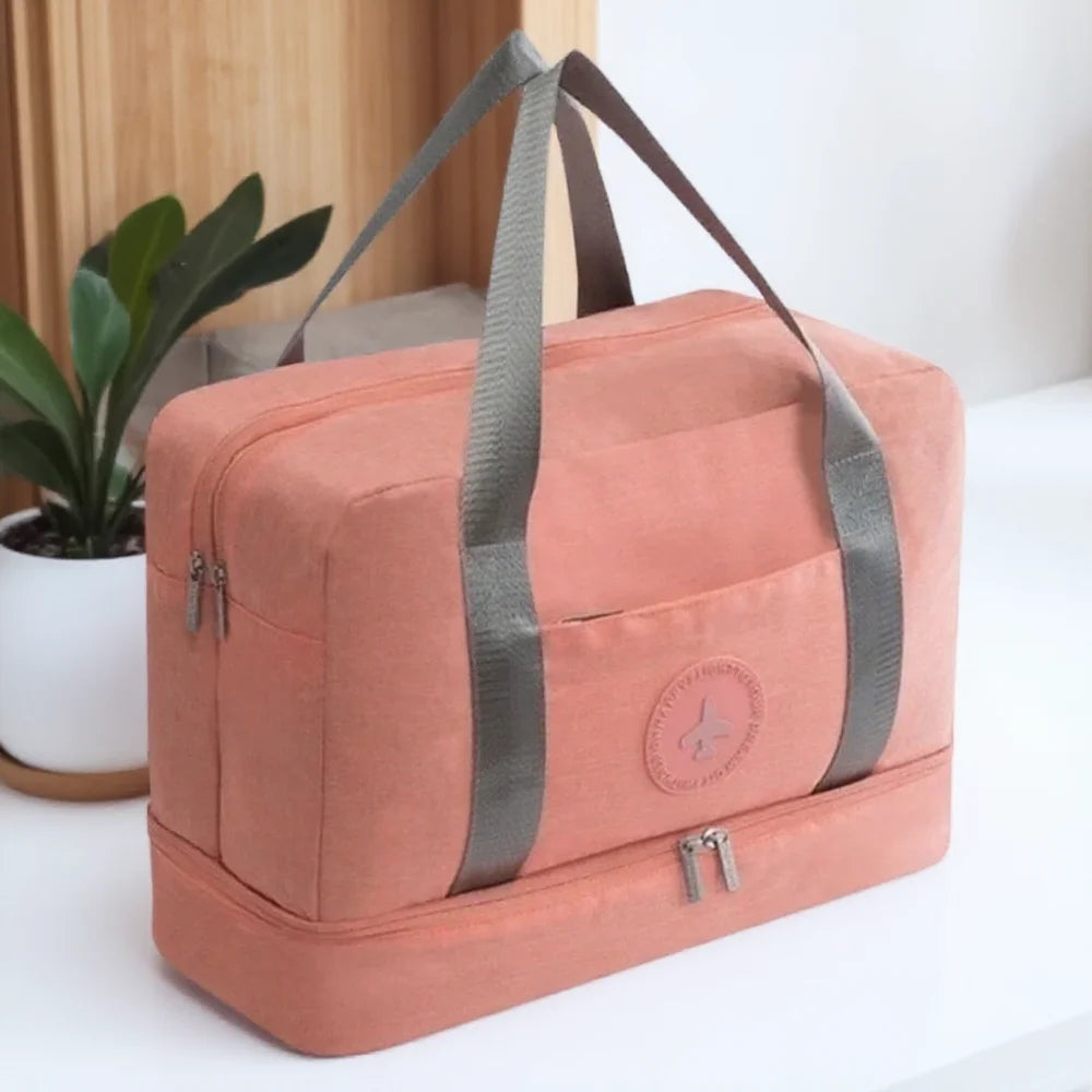 New Waterproof Gym Bag for Men Women Wet Dry Separation Sports Travel Duffel Lightweight Hand Luggage